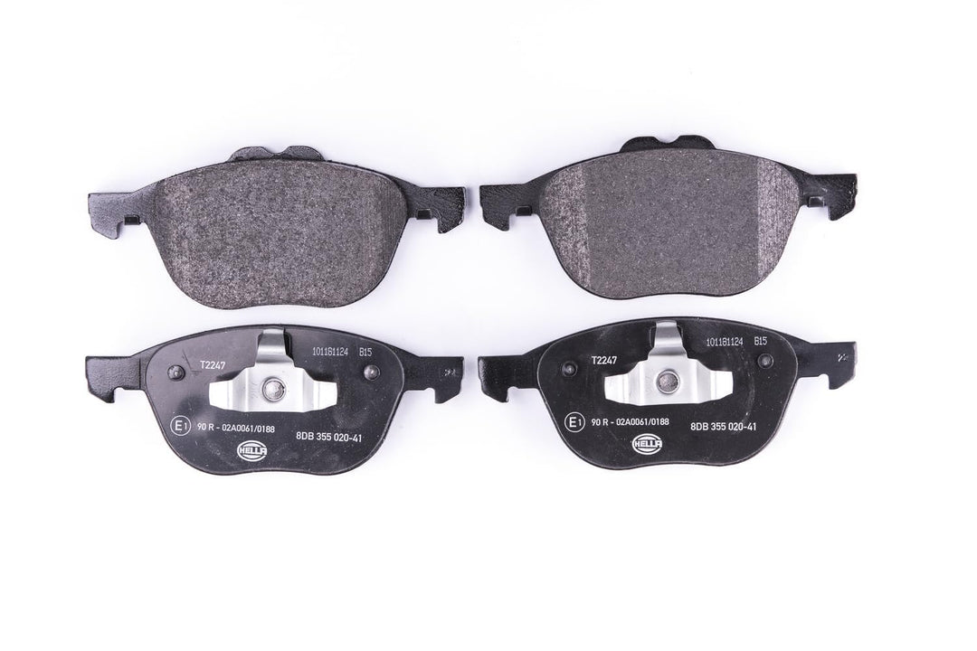 HELLA PAGID 8DB 355 020-411 Bremsbelagsatz - T2247 - Dicke/Stärke: 18.2mm - Bremssystem: Teves - nic