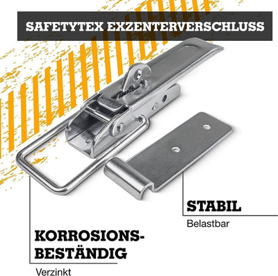 Safetytex Exzenterverschluss Spannverschluss - Bordwandverschluss Verzinkt - Anhänder Zubehör - 210