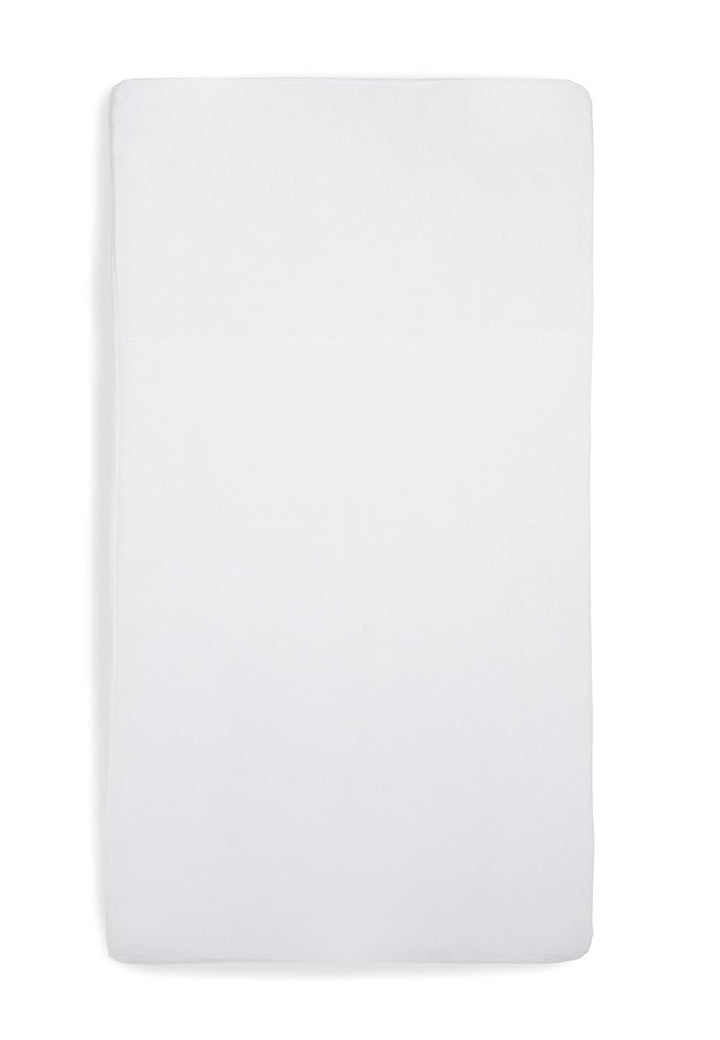 Jollein 550-507-00100 Spannlaken Frottee wasserdicht, 60 x 120 cm, weiss Small Single White, Small S