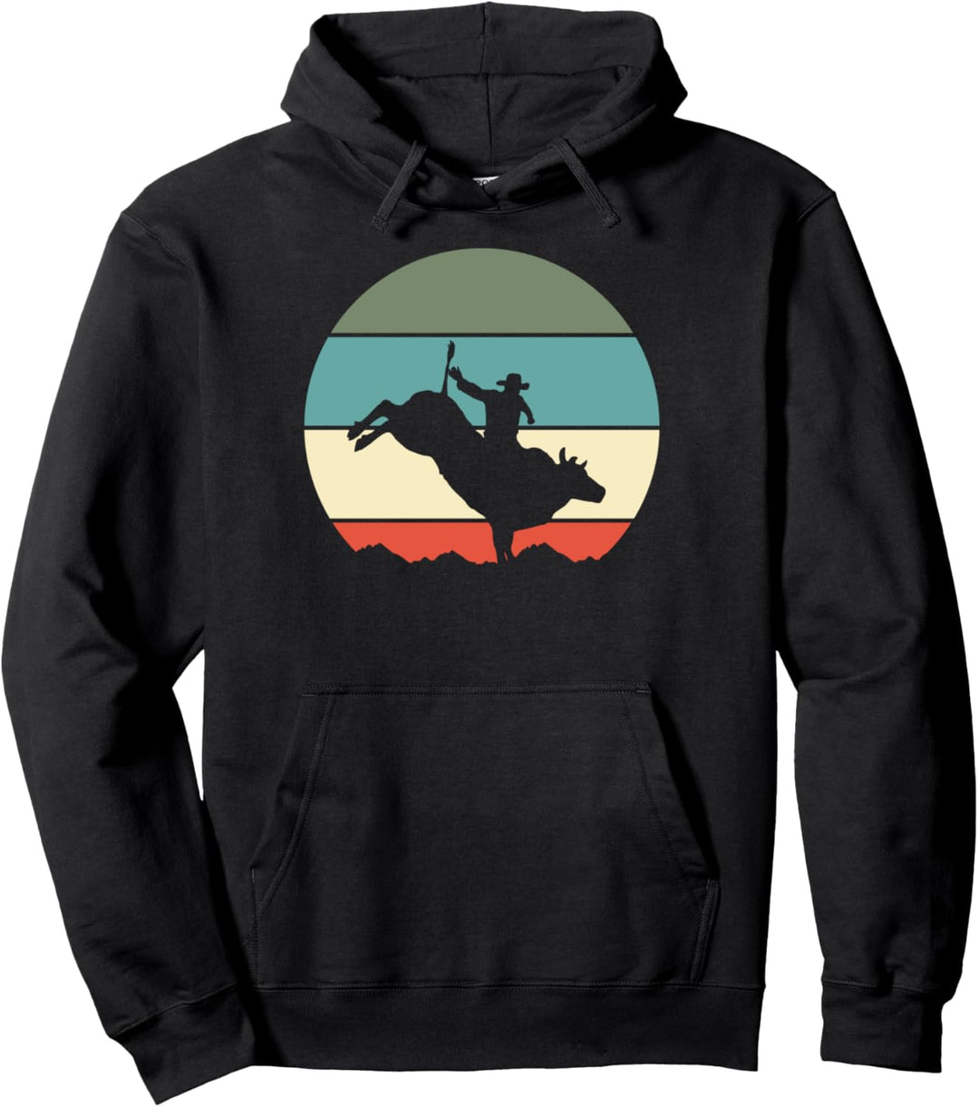 Bull Riding Pullover Hoodie