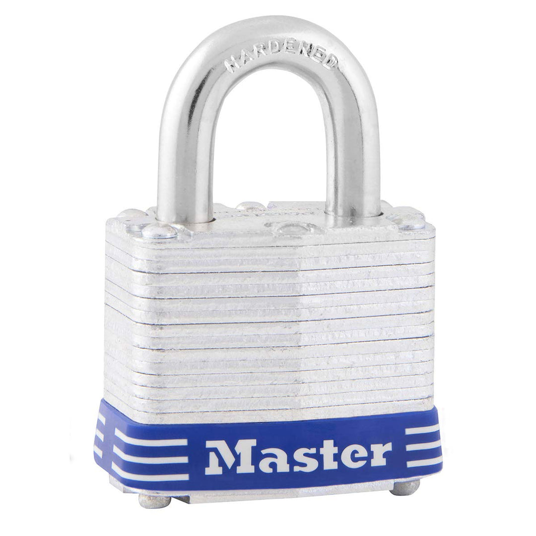 MASTER LOCK 3EURD VORHÄNGESCHLOSS 38MM LAMELLIERTER STAHL BÜGEL 19MM 5,9 x 4 x 2,1 cm, 5,9 x 4 x 2,1