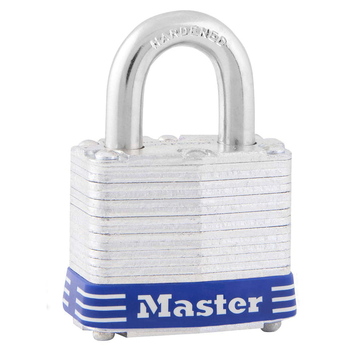 MASTER LOCK 3EURD VORHÄNGESCHLOSS 38MM LAMELLIERTER STAHL BÜGEL 19MM 5,9 x 4 x 2,1 cm, 5,9 x 4 x 2,1