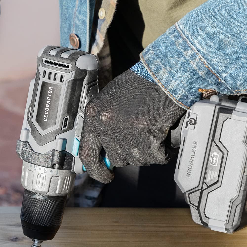 Cecotec Bohrmaschine CecoRaptor Perfect Drill 4020 Brushless Ultra. 20 V 4.000 mAh Akku-Bohrschraube