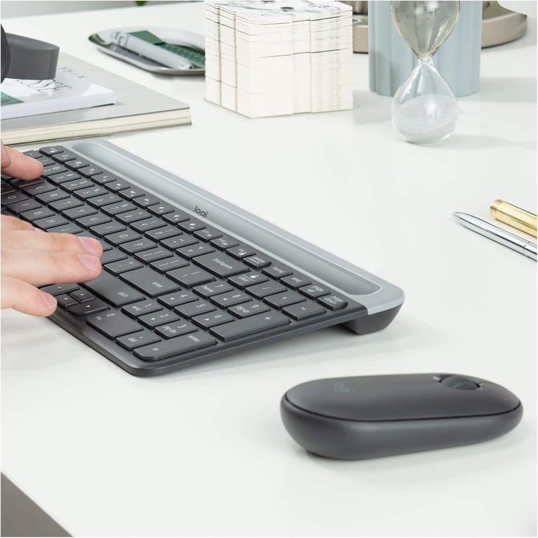 LOGITECH - EINGANGABEGERÄTE Slim WRLS Tastatur Maus Combo MK470 - Graphit - CH - ZENTRAL