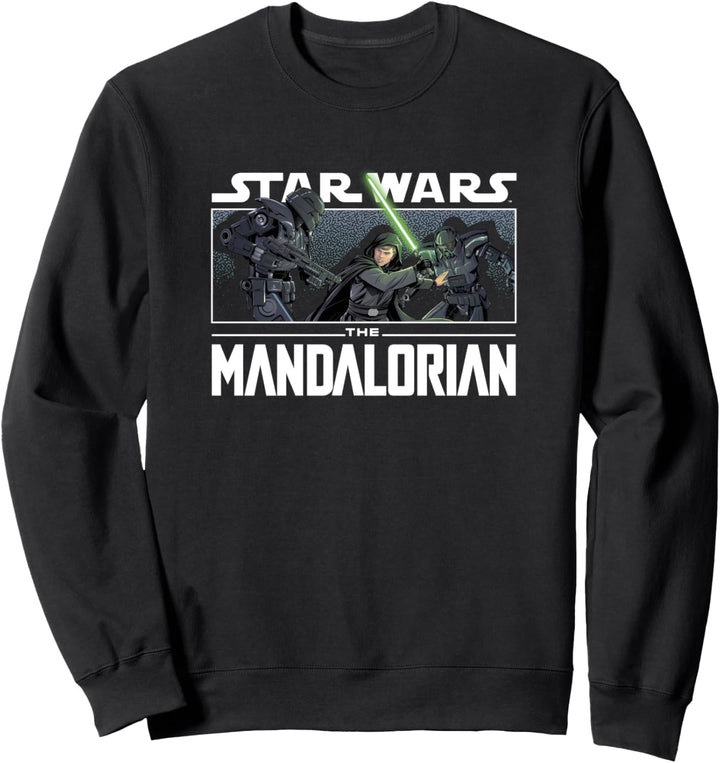 Star Wars: The Mandalorian Luke Skywalker Vs. Dark Troopers Sweatshirt