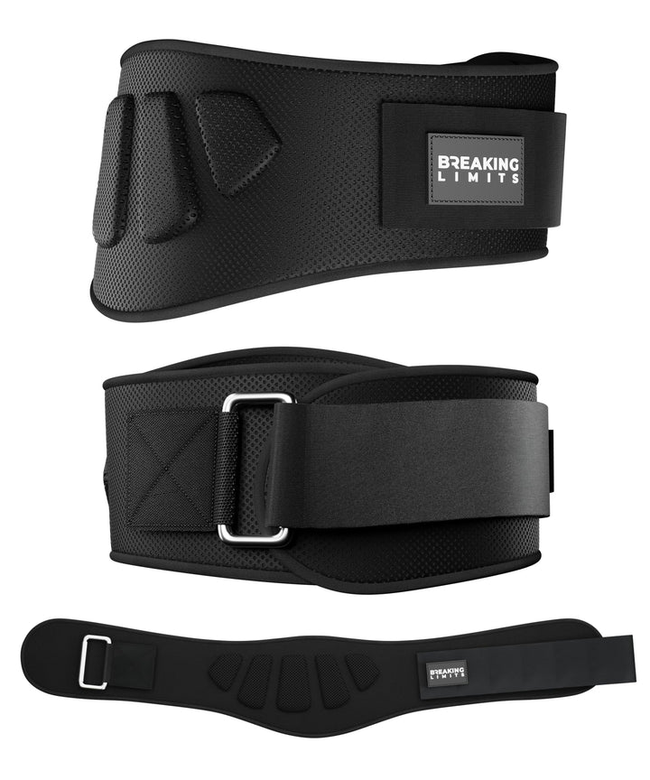 BREAKING LIMITS Gewichthebergürtel Herren & Damen - Gewichtsgürtel für Krafttraining & Gewichtheben,