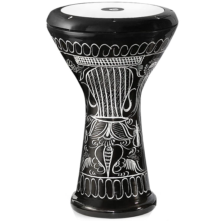 VD Vatan Profi Solo Darbuka Handgraviert 3029-S Schwarz 44,5 cm.