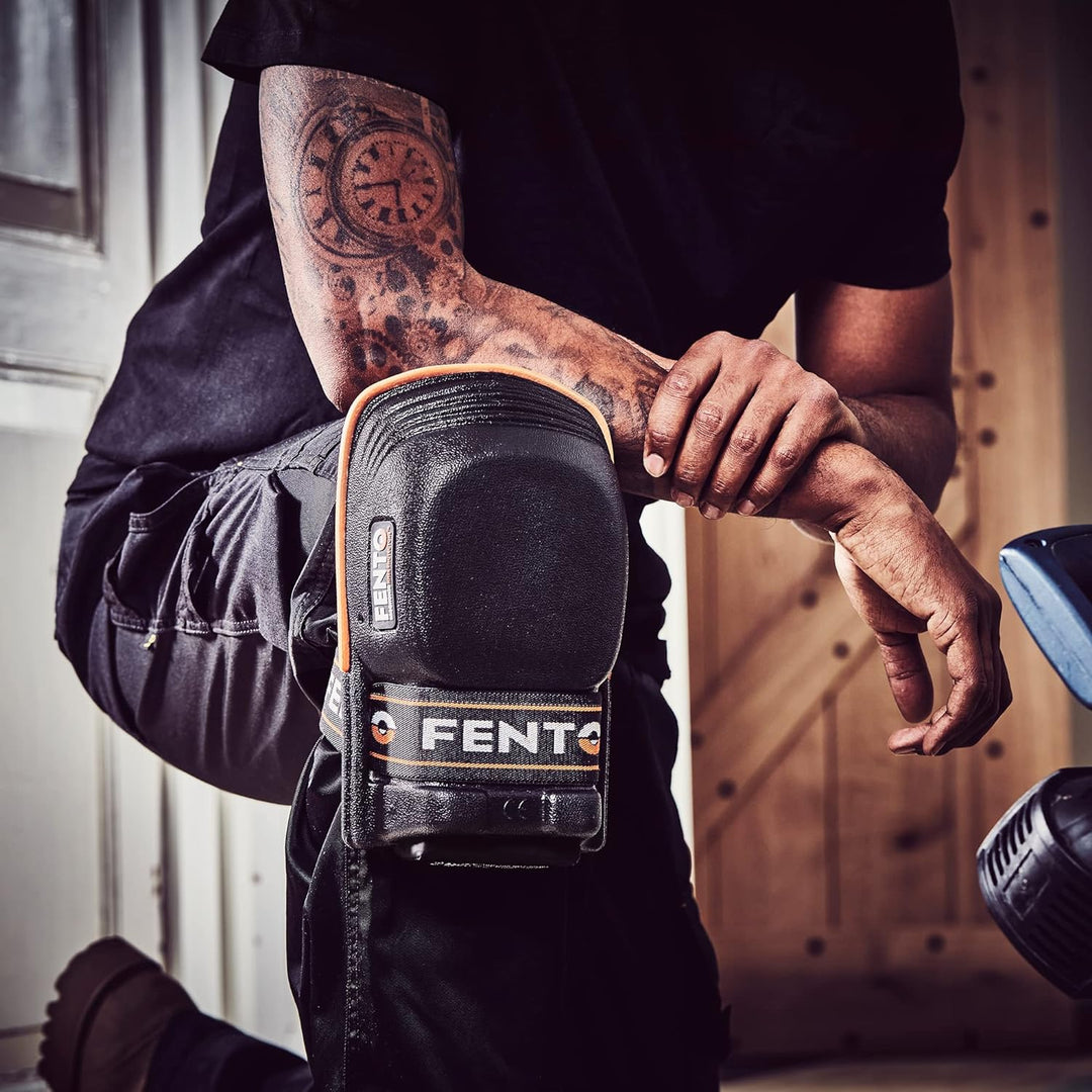 FENTO ORIGINAL - Knieschoner Arbeiten für Profis im Baugewerbe, Boden- und Fliesenleger, Garten- und