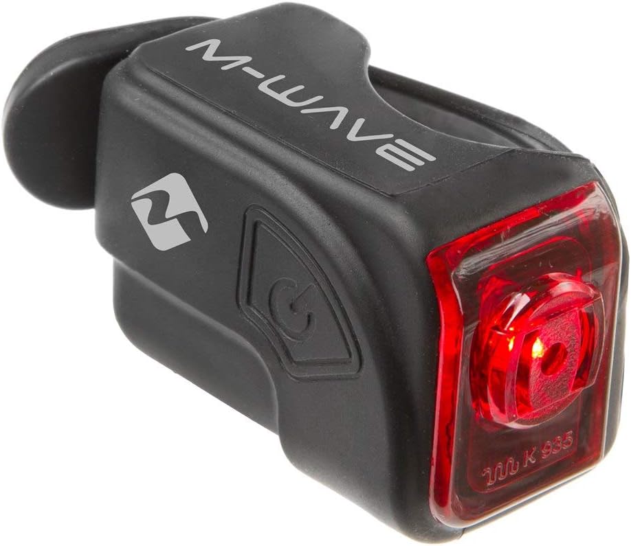 Messingschlager Fahrrad LED Akkulampenset M-Wave schwarz, USB, mit K~
