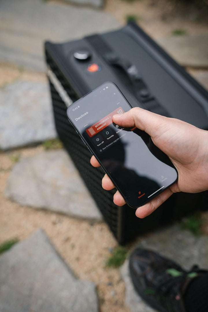 SOUNDBOKS Go – Tragbarer Bluetooth-Lautsprecher – USB-C-Aufladung Akku – Kompakter Performance-Lauts