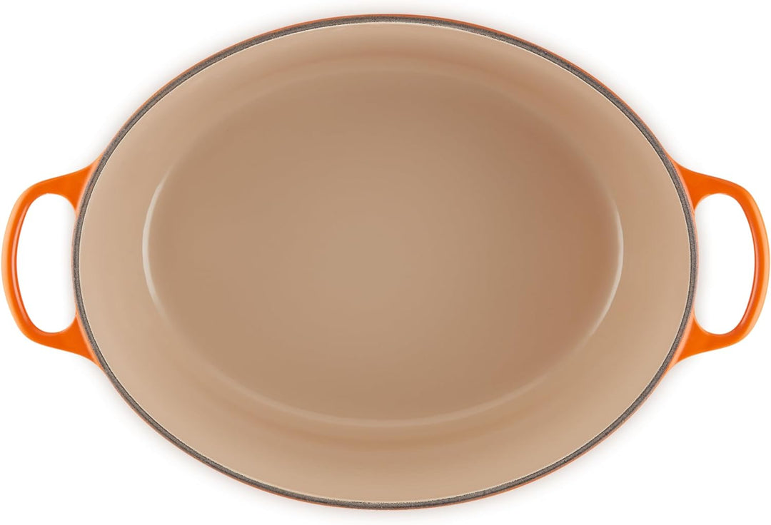 Le Creuset Signature Gusseisen-Bräter mit Deckel, Ø 40 cm, Oval, Für alle Herdarten und Induktion ge