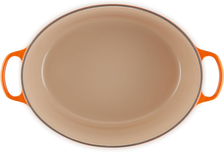 Le Creuset Signature Gusseisen-Bräter mit Deckel, Ø 40 cm, Oval, Für alle Herdarten und Induktion ge