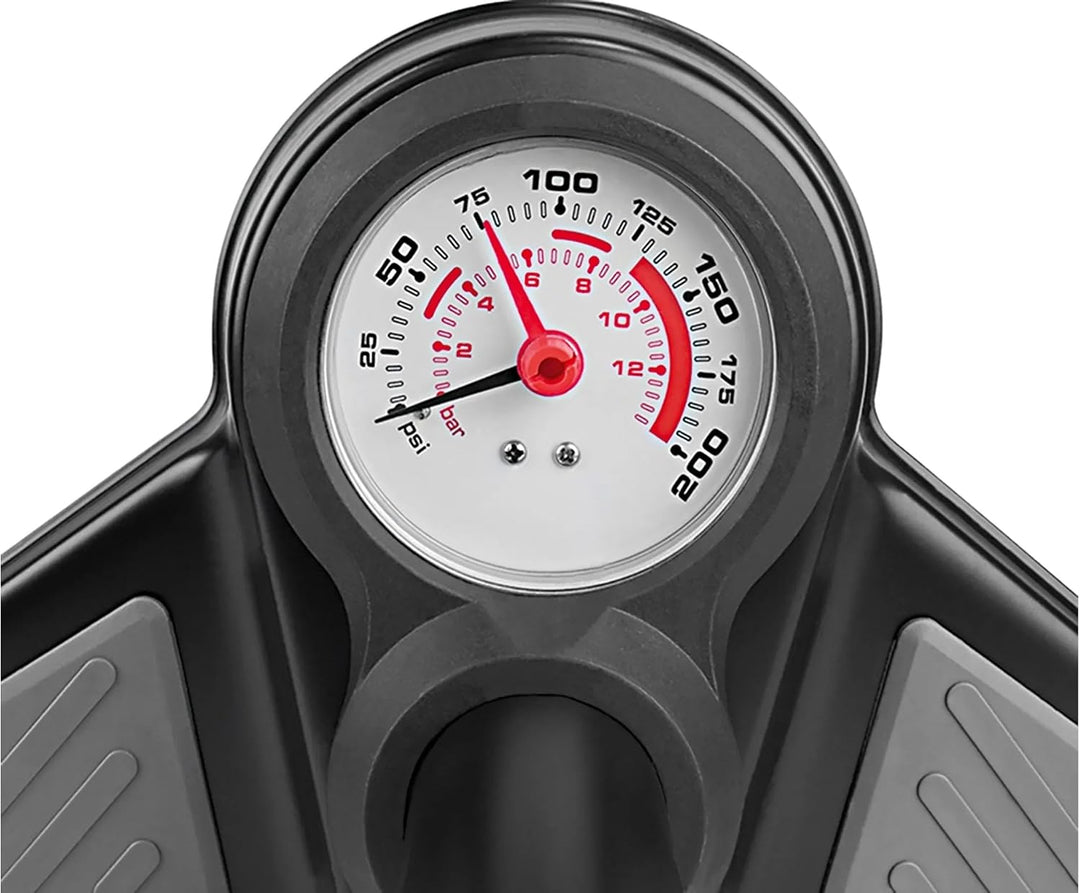 DANSI Standluftpumpe, Verschiedene Modelle, mit Adaptern, passend für alle gängigen Ventile, mit Man