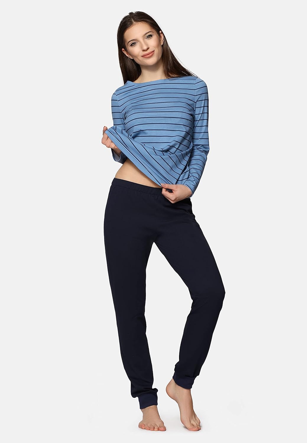 Bellivalini Damen Schlafanzug BLV50-166 S Ozean Navy, S Ozean Navy