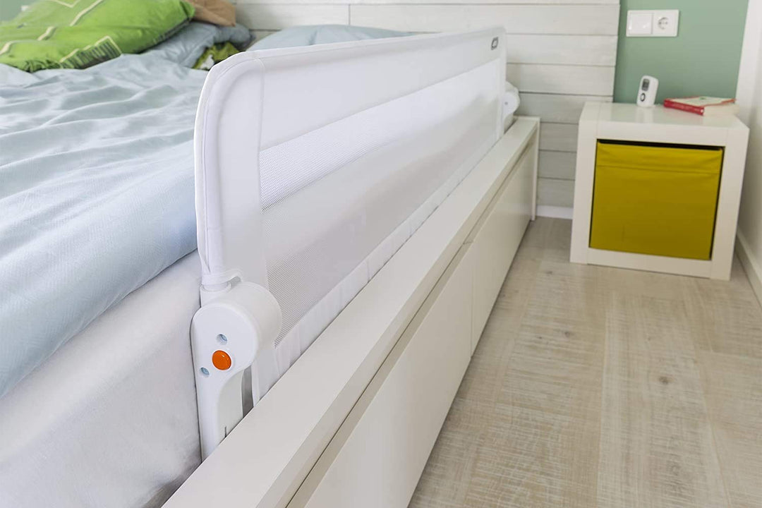 ABUS Bettgitter Eric für Babys und Kinder - Rausfallschutz für Elternbetten, Kinderbetten, Familienb