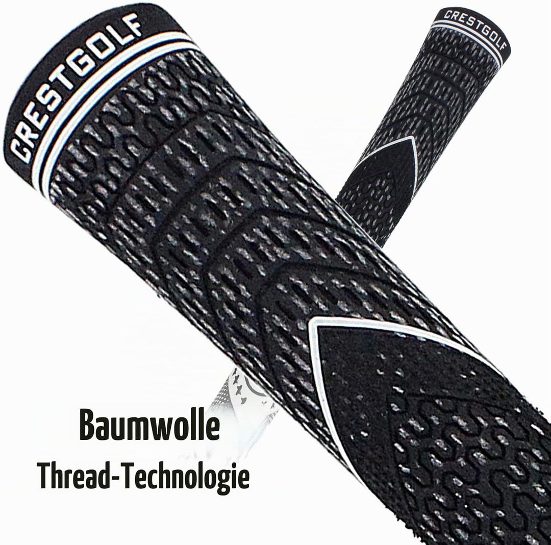 CRESTGOLF Golfgriffe Aktualisierte Multi-Compound-Golfgriffe für Golfschläger, Golf Grips Set mit 13