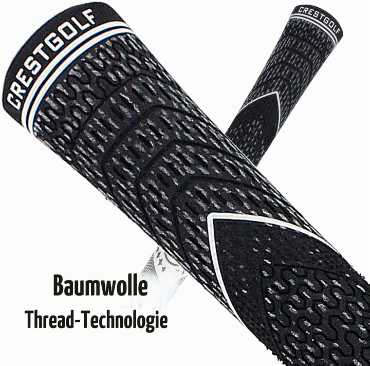 CRESTGOLF Golfgriffe Aktualisierte Multi-Compound-Golfgriffe für Golfschläger, Golf Grips Set mit 13