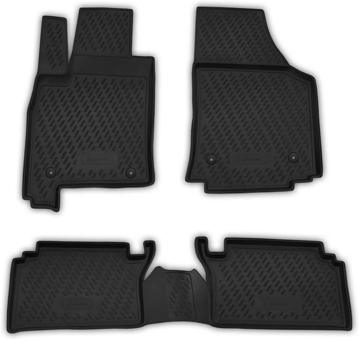 Element Passgenaue Premium Antirutsch Gummi Fussmatten - OPEL Meriva