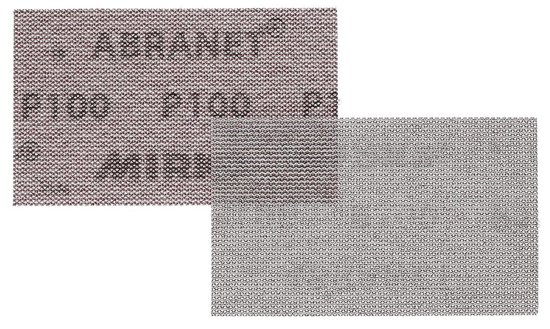 Mirka Abranet Netz-Schleifstreifen 81x133 mm Klett / Korn P100 / 50 Stk / zum Schleifen von Holz, Sp