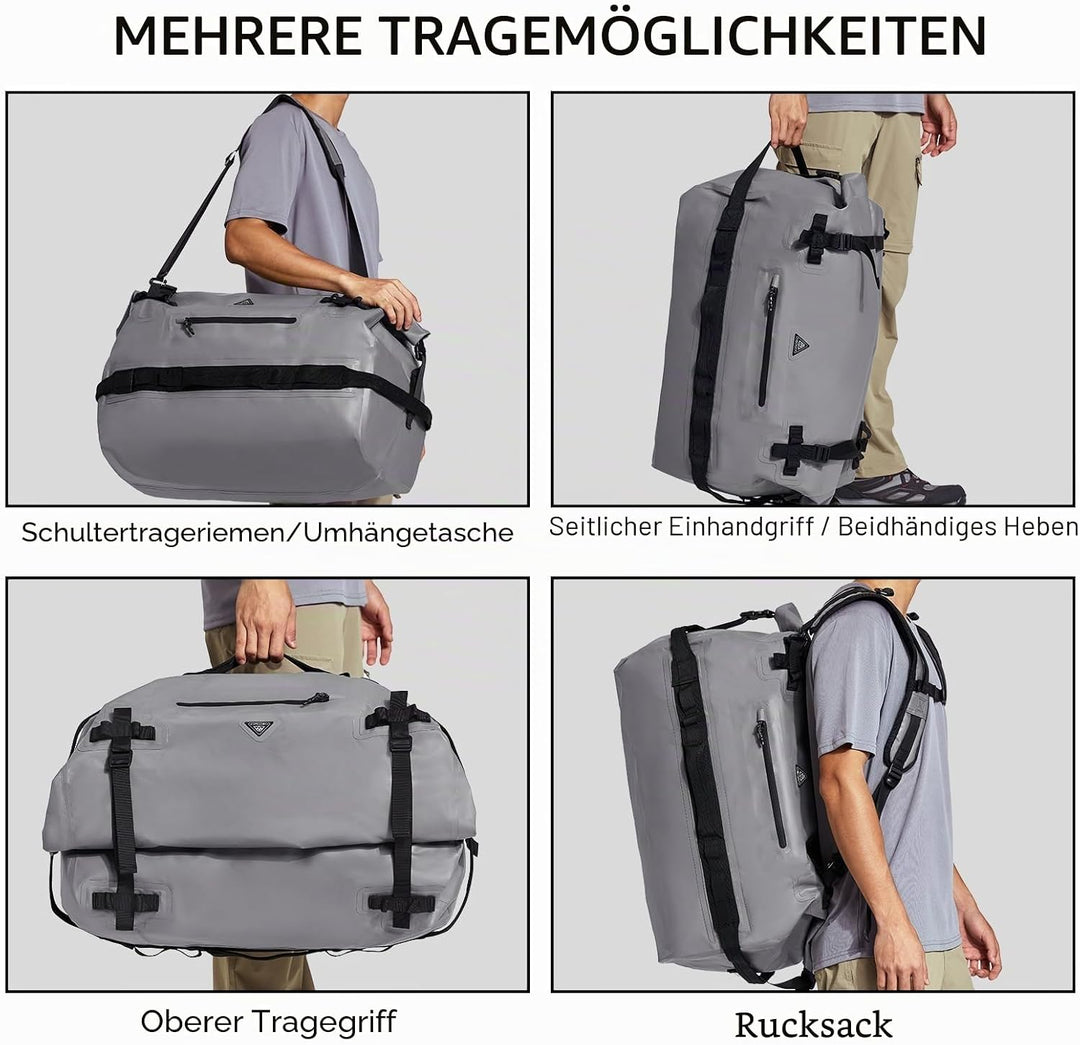 Haimont wasserdichter Rucksack, vielseitig wasserdicht Tasche, Dry Bag komfortabel, RollTop, Strand,