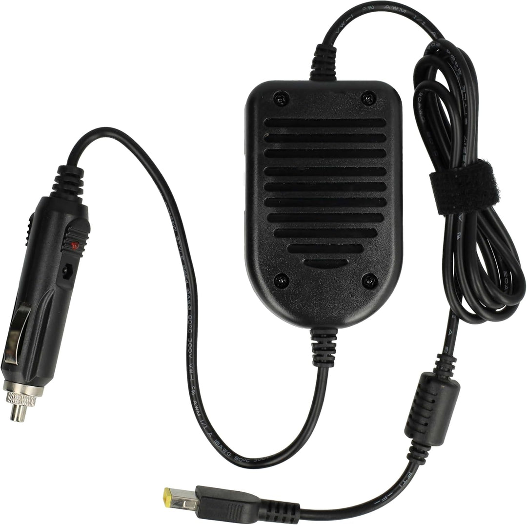 vhbw KFZ-Ladekabel kompatibel mit Lenovo ThinkPad T440P, T440s, T540p (Dual Core) Laptop, Notebook -