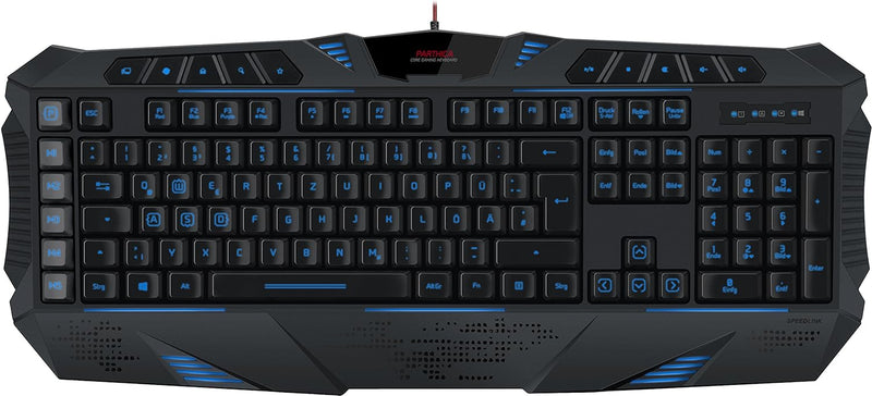 PARTHICA Gaming Keyboard, black - IT Layout IT-Layout, IT-Layout