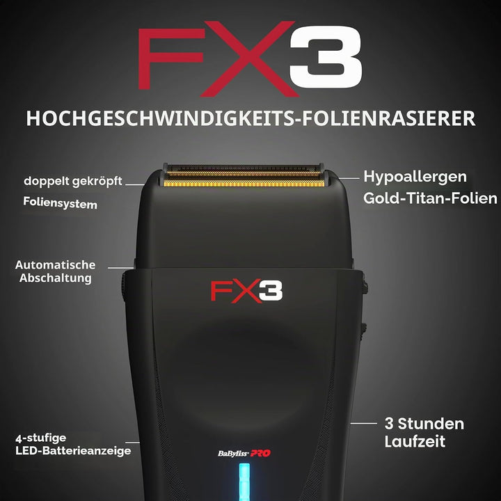 BaBylissPRO Barberology FX3 Collection Rasierer, Rasierer