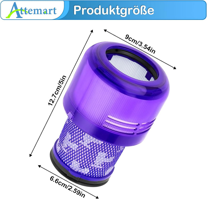 Filter für Dyson V15 V11 SV17 SV14 SV22 Staubsauger, Ersatzteile Ersatzfilter V11 Absolute Extra Pro