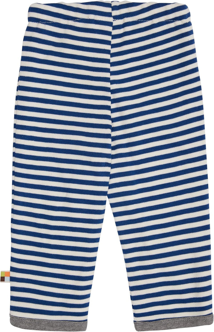 loud + proud Unisex Baby Wendehose, GOTS Zertifiziert Hose 50-56 Ultramarine, 50-56 Ultramarine