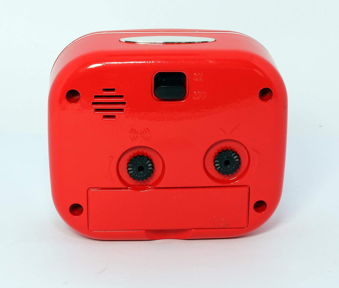 Atlanta Kinderwecker ohne Ticken für Mädchen mit Licht Rot - 1983/1