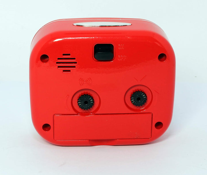 Atlanta Kinderwecker ohne Ticken für Mädchen mit Licht Rot - 1983/1