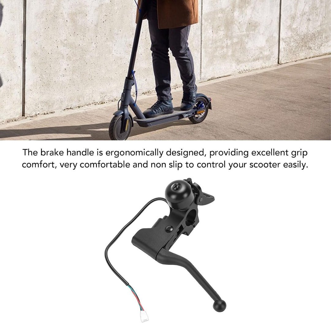 BuyWeek E-Scooter Bremshebel mit Klingel für Xiaomi 5, Aluminiumlegierung Elektroroller Linker Brems