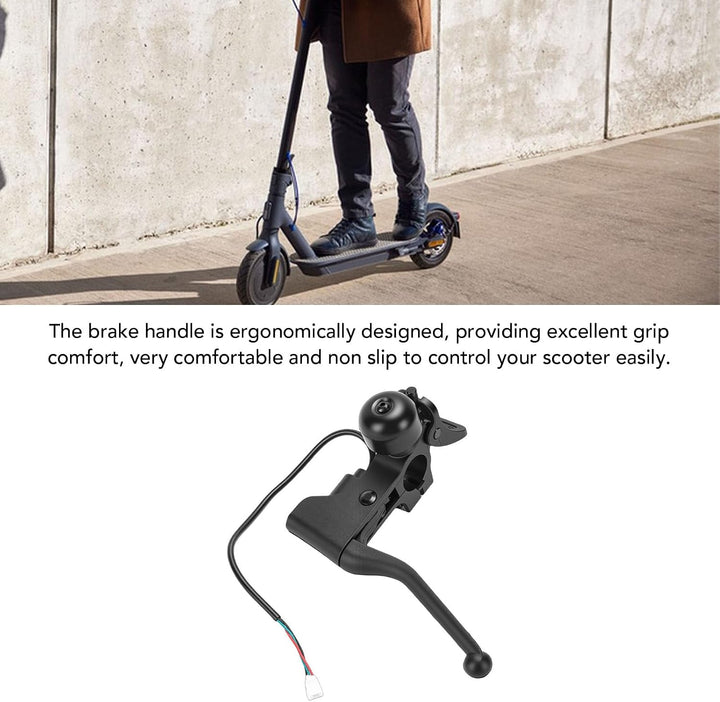 BuyWeek E-Scooter Bremshebel mit Klingel für Xiaomi 5, Aluminiumlegierung Elektroroller Linker Brems