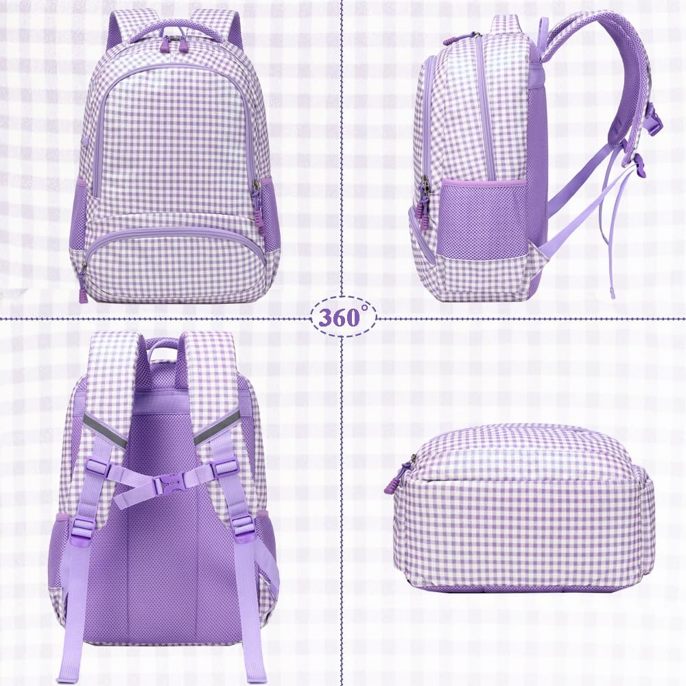 Schulrucksack Kinder Mädchen Grundschule Schultaschen Sets für Mädchen Kinderrucksack Daypack Gross