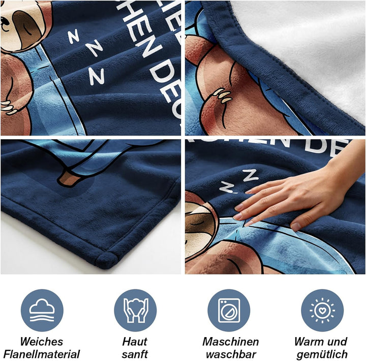 Geschenk für Bruder - Kuscheldecke, Geschenk Bruder Geburtstag, Geburtstagsgeschenk, Bruder