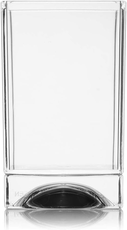 Kartell Boxy Zahnbürstenhalter, Plastik, Transparent, 7 x 7 x 12 cm Porta spazzolino Cristallo, Port