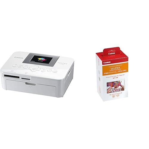 Canon Selphy CP1000 Fotodrucker 10x15 cm (mobiler Drucker, USB, 300x300 DPI, Direktdruck von kompati