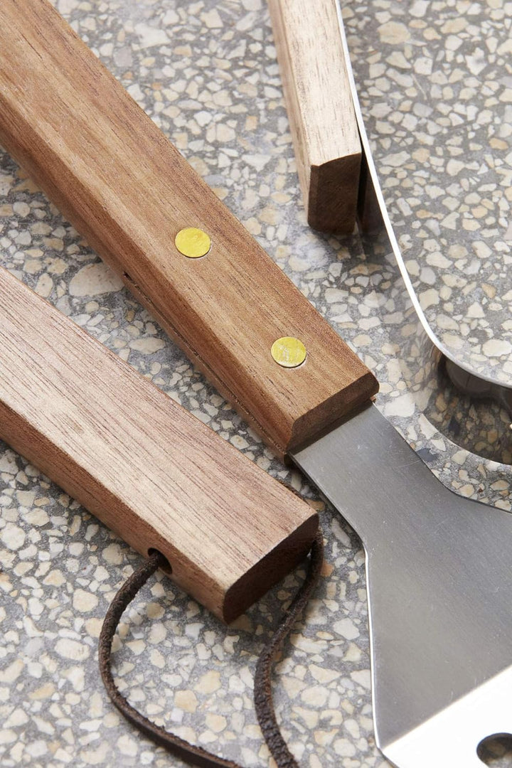 Nicolas Vahe 106660402 BBQ-Werkzeuge, Akazie, Edelstahl