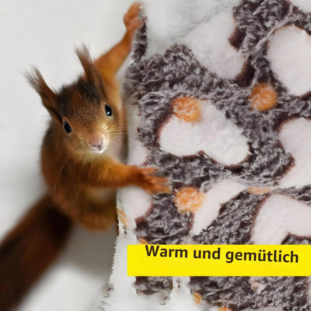 4 Stück Haustierkäfighängematte, Hängende Kleintierbetten, Rattenhängematten, Warme Nager Hängematte