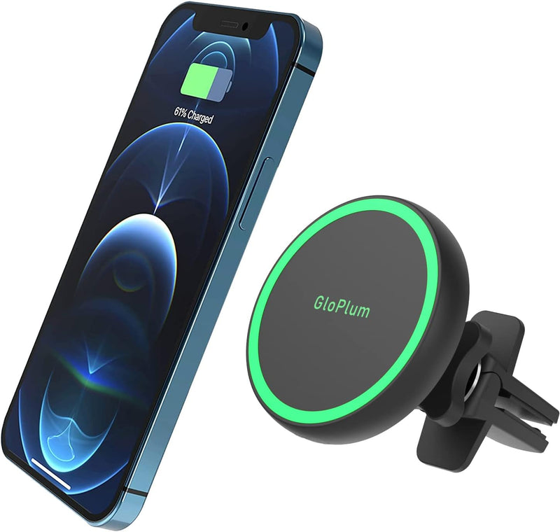 Gloplum ep0 Drahtlose Telefonhalterung Autoladegerät Kompatibel Mit Magsafe Car Mount Charger Autoha