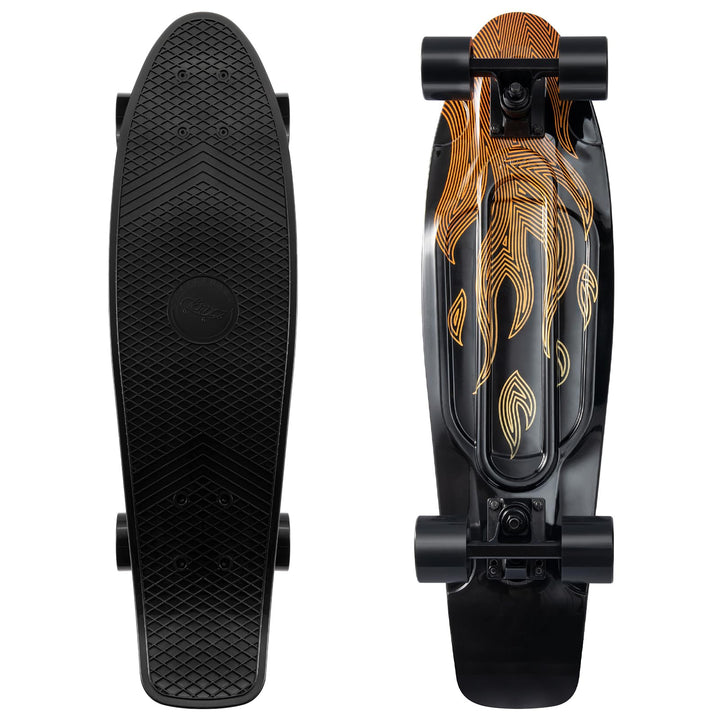 KMX 55,9 cm Mini Cruiser Skateboard für Jungen Mädchen und Jugendliche, komplettes Anfänger-Skateboa