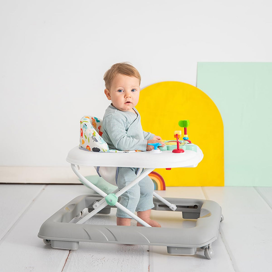 Olmitos Lauflernhilfe für Babys mit Aktivitäten-Tablett, erste Schritte, sensorische Stimulation und