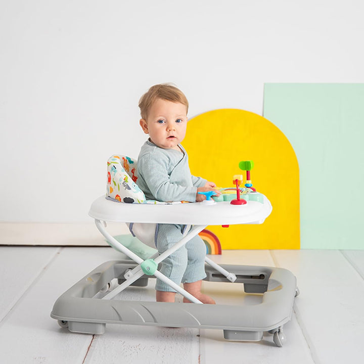 Olmitos Lauflernhilfe für Babys mit Aktivitäten-Tablett, erste Schritte, sensorische Stimulation und