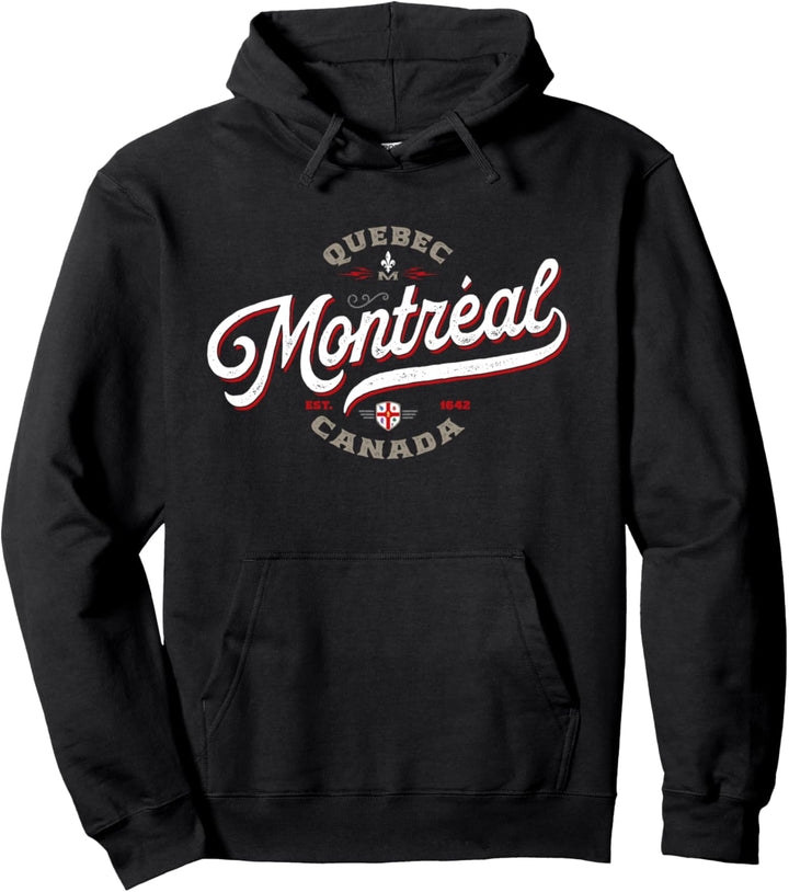 Montreal Kanada | Vintage Quebec Französisch Kanadische Pullover Hoodie