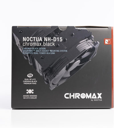 Noctua NH-D15 chromax.black, Dual-Tower CPU Kühler (140mm, Schwarz)