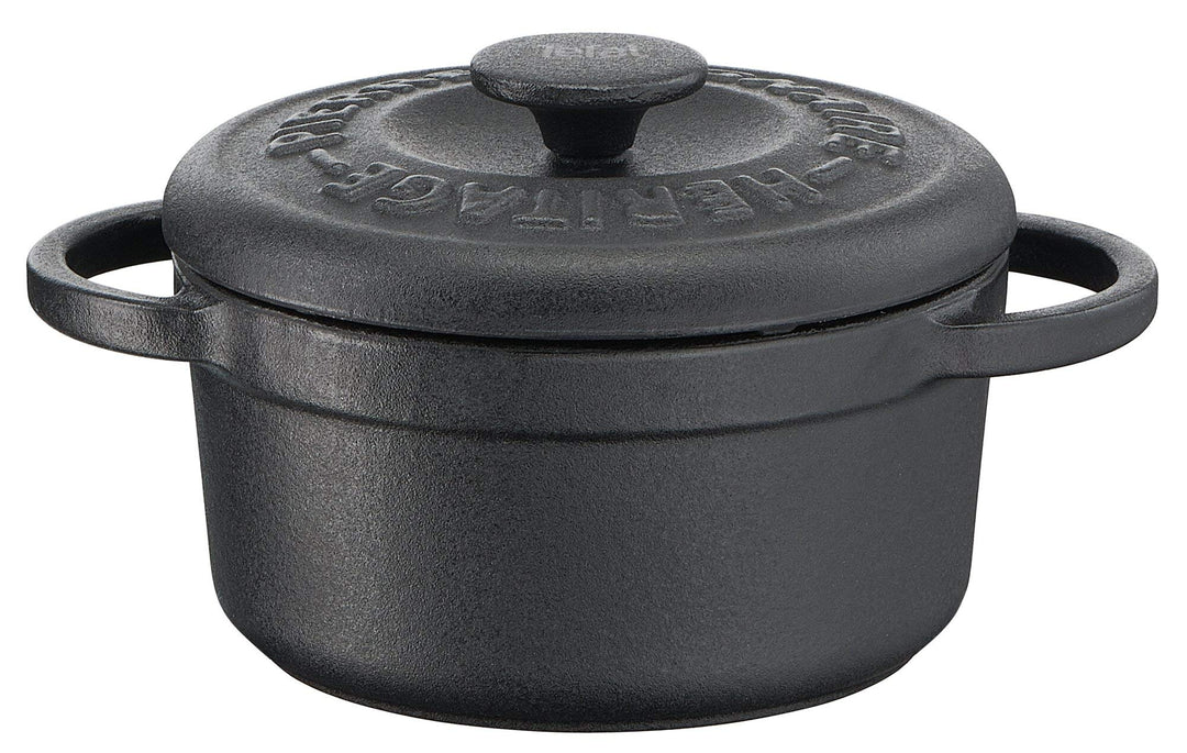 Tefal Pierre Gagaire Heritage Set 4 Mini-Kasserollen aus Stahlguss, rund, 10 cm / 0,3 l, Induktion,