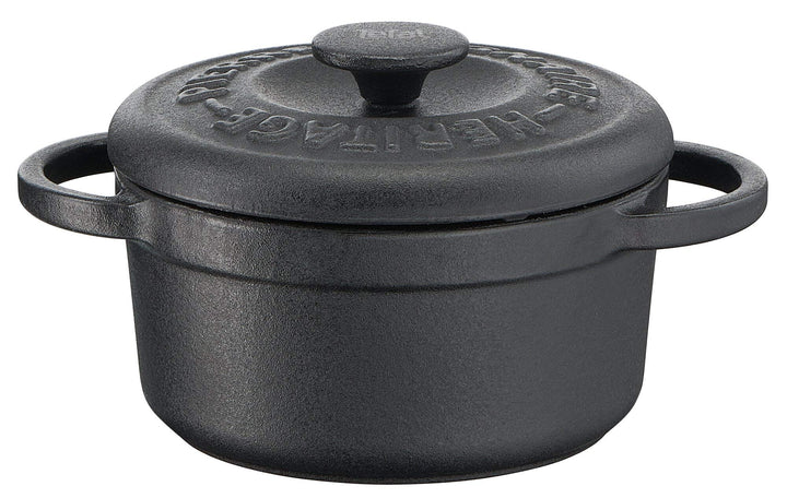 Tefal Pierre Gagaire Heritage Set 4 Mini-Kasserollen aus Stahlguss, rund, 10 cm / 0,3 l, Induktion,