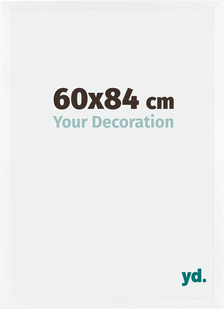yd. Your Decoration - Bilderrahmen 60,00x84,00 cm - Bilderrahmen aus MDF mit Acrylglas - Antireflex