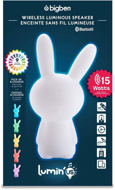 BigBen Bluetooth Lautsprecher Lumin´us – Rabbit (Hase)