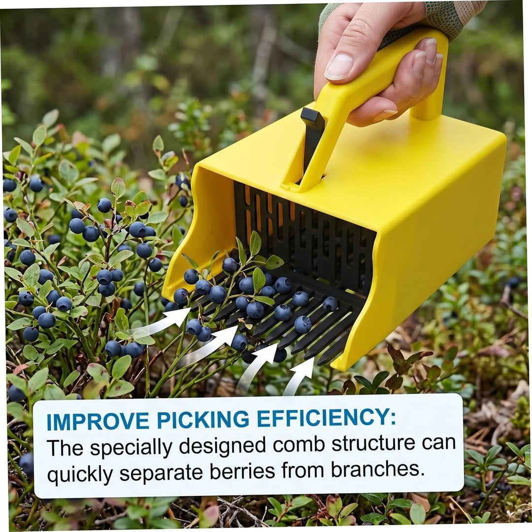 Blaubeerpflücker, effizientes Kamm-Beerenpflücker-Werkzeug, Blaubeerrechen mit ergonomischem Komfort